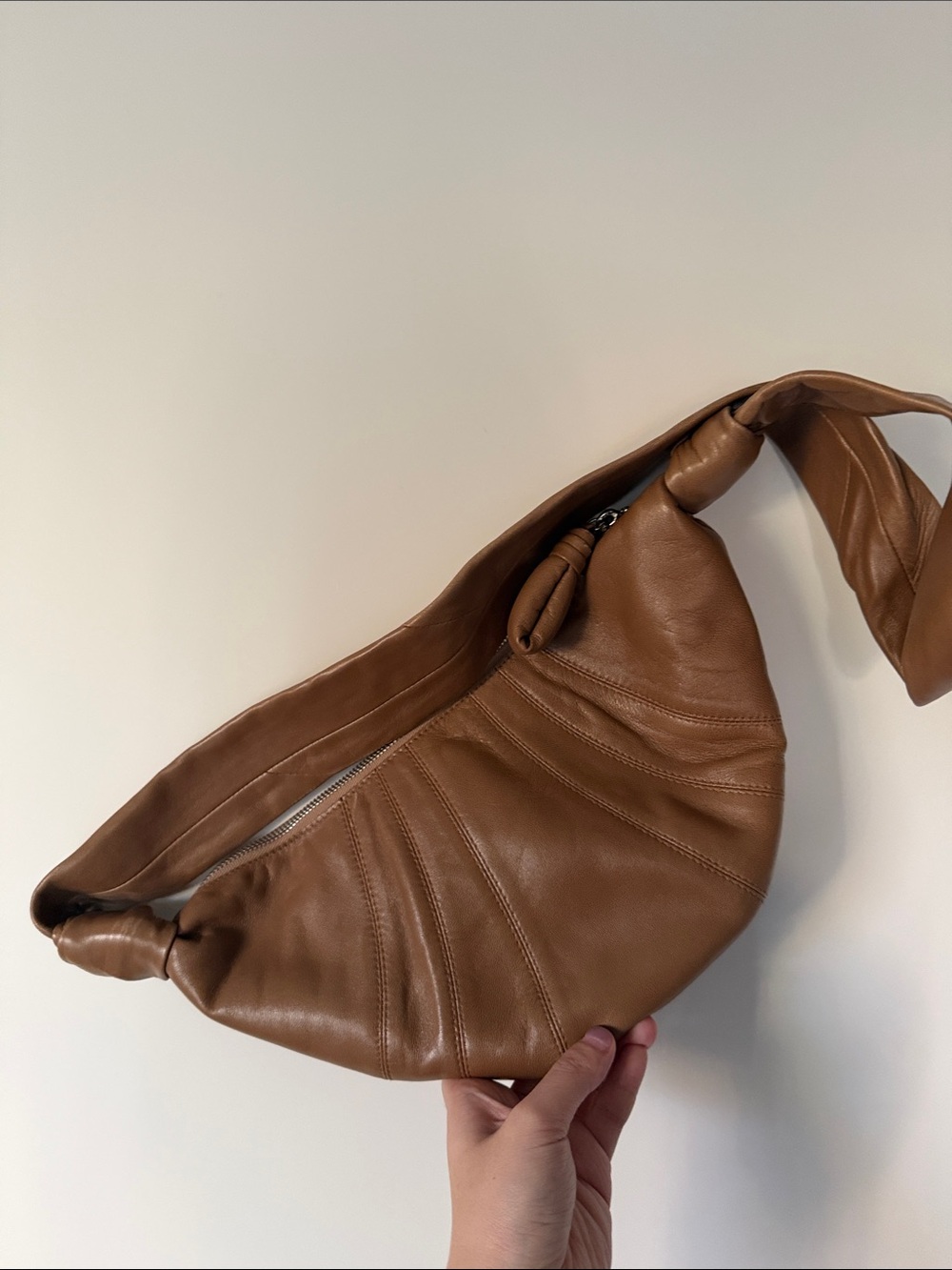 Lemaire Caramel Croissant Bag